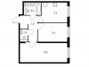 Схема квартиры в проекте "Академика Павлова"- #400916308