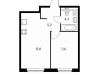 Схема квартиры в проекте "Академика Павлова"- #1751117422