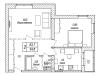 Схема квартиры в проекте "Акваполис"- #706321548