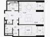 Схема квартиры в проекте "Balchug Viewpoint (Балчуг Вьюпойнт)"- #1208127307