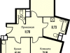 Схема квартиры в проекте "Берег. Нахабино"- #1054731806