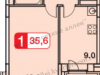 Схема квартиры в проекте "Бутовские Аллеи"- #1870821315