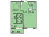 Схема квартиры в проекте "Десятка"- #1556501742