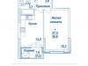 Схема квартиры в проекте "Династия"- #1899568771