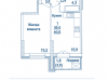 Схема квартиры в проекте "Династия"- #752483136