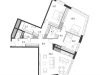 Схема квартиры в проекте "Дом Chkalov"- #1017273163