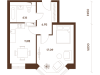 Схема квартиры в проекте "Домашний Марьино"- #273294828