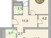 Схема квартиры в проекте "Красногорские Ключи"- #1797695021