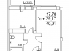 Схема квартиры в проекте "Лукино-Варино"- #2098933561