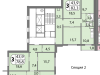 Схема квартиры в проекте "мой адрес На Базовской"- #443486865