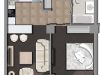 Схема квартиры в проекте "Нахимовский 21"- #599021190