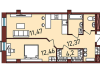 Схема квартиры в проекте "Новая Пресня"- #868788586