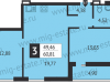 Схема квартиры в проекте "Отрада-апарт"- #1351715461