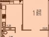 Схема квартиры в проекте "пр-кт. Красной Армии, д. 240"- #378725769