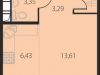 Схема квартиры в проекте "Пушкарь"- #1878281131