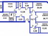 Схема квартиры в проекте "Родники"- #1706123629