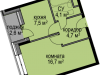 Схема квартиры в проекте "Светолюбово"- #1307732982