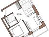 Схема квартиры в проекте "Янтарь Apartments"- #675650694