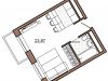 Схема квартиры в проекте "Янтарь Apartments"- #223707014