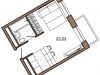Схема квартиры в проекте "Янтарь Apartments"- #1595290697