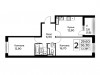 Схема квартиры в проекте "Южное Бунино"- #1578984078