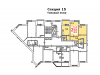 Схема квартиры в проекте "Загорье"- #2095992534